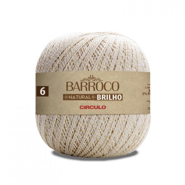 BARROCO NATURAL BRILHO 6 - COR NATURAL/OURO 700G
