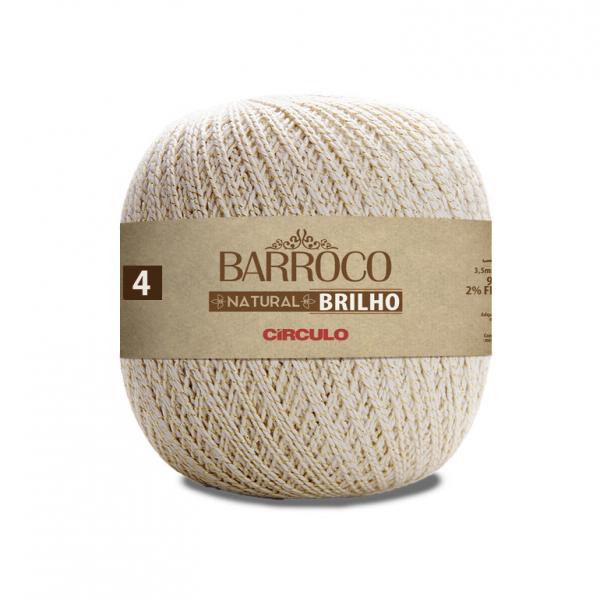 BARROCO NATURAL BRILHO 4 - COR NATURAL/OURO 700G 