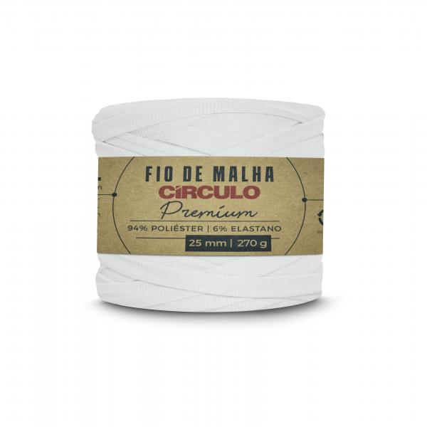 FIO DE MALHA CIRCULO PREMIUM - COR 8001 BRANCO