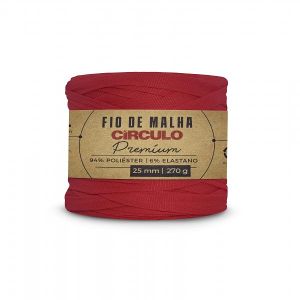 FIO DE MALHA CIRCULO PREMIUM - COR 3528 CARMIM