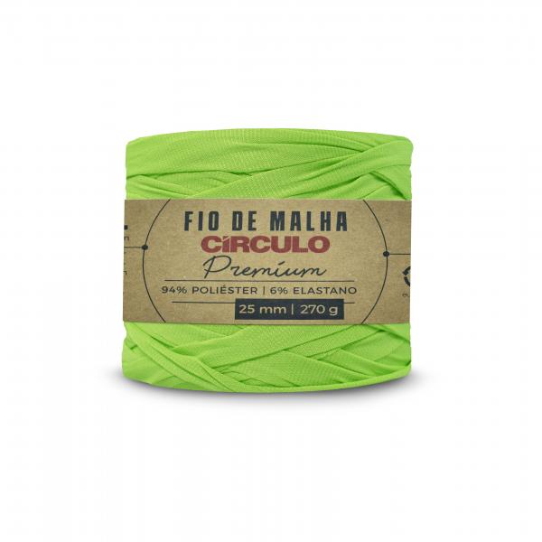 FIO DE MALHA CIRCULO PREMIUM - COR 6113 FLASH VERDE