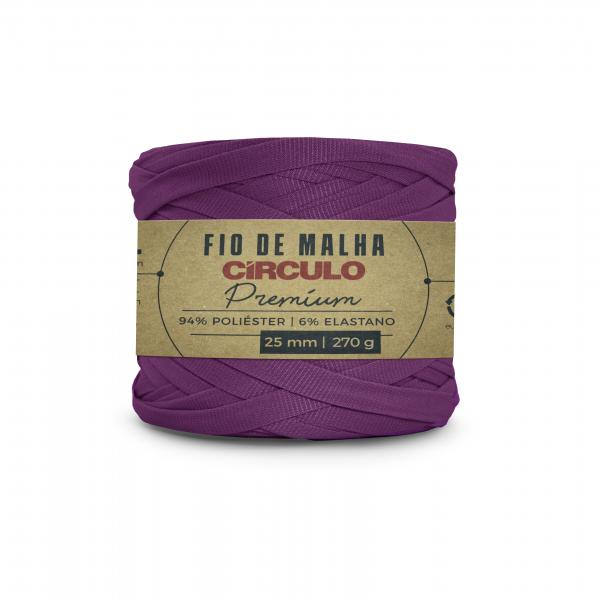 FIO DE MALHA CIRCULO PREMIUM - COR 6859 ROXO BRILHANTE