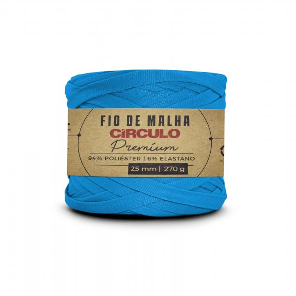 FIO DE MALHA CIRCULO PREMIUM - COR 786 AZUL TROPICAL