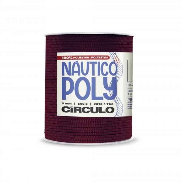 FIO NAUTICO POLY 5MM - COR 3862 UVA PASSA