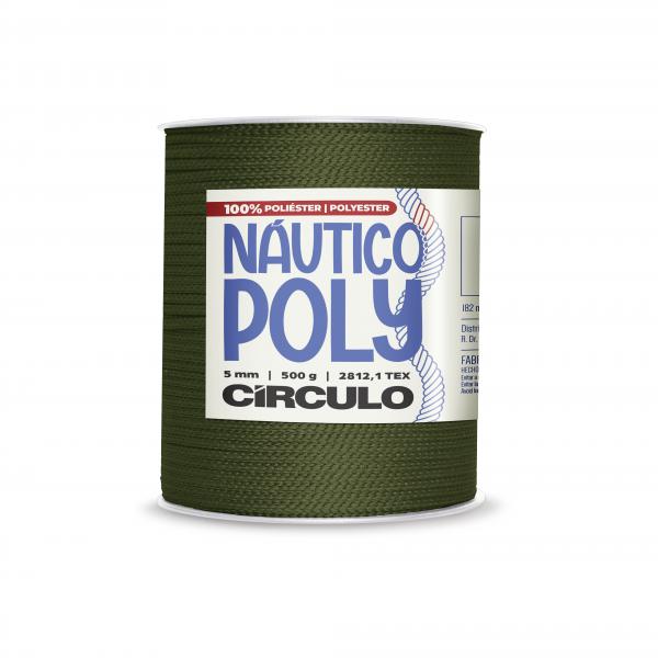 FIO NAUTICO POLY 5MM - COR 5368 MILITAR
