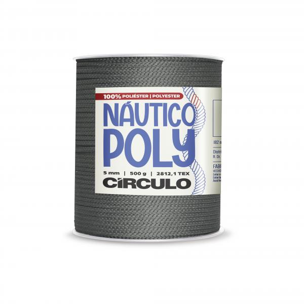FIO NAUTICO POLY 5MM - COR 8214 ALUMINIO