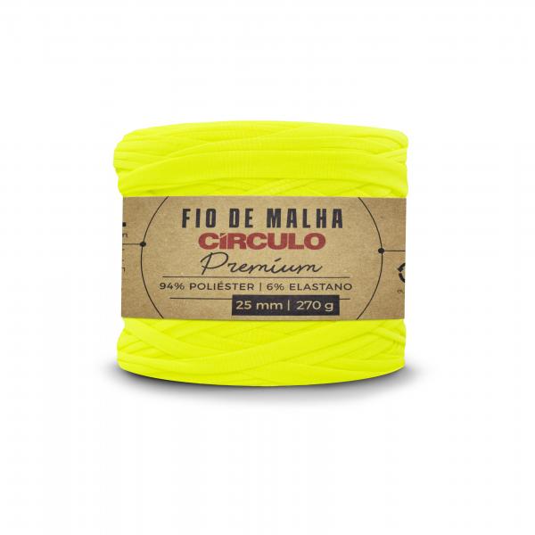 FIO DE MALHA CIRCULO PREMIUM - COR 780 AMARELO NEON