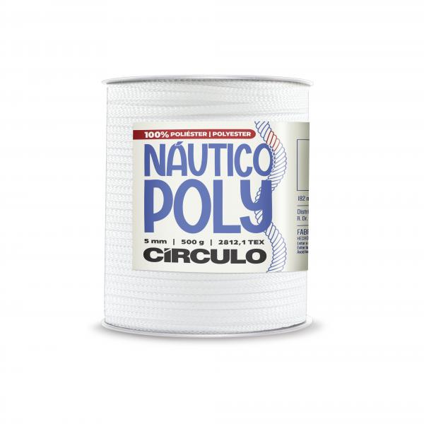 FIO NAUTICO POLY 5MM - COR 8001 BRANCO