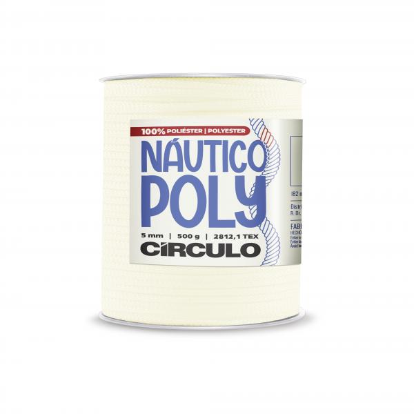FIO NAUTICO POLY 5MM - COR 1074 CREME