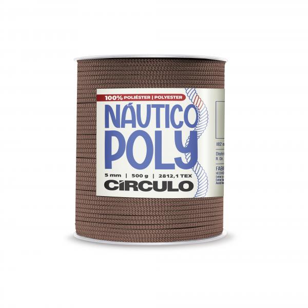 FIO NAUTICO POLY 5MM - COR 3201 CAMAFEU