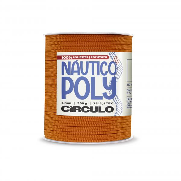 FIO NAUTICO POLY 5MM - COR 4131 DARK CHEDDAR
