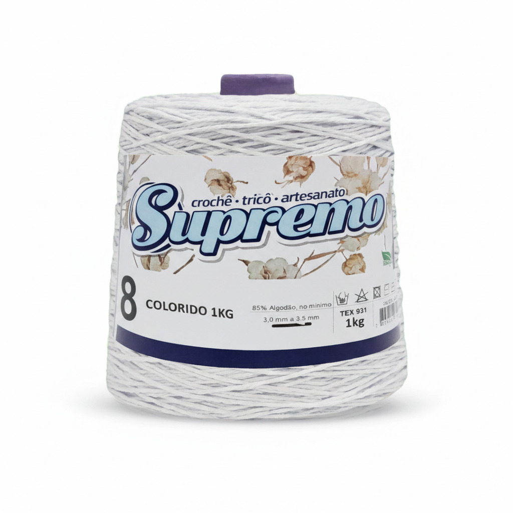 BARBANTE SUPREMO COLORIDO 4/8 1KG